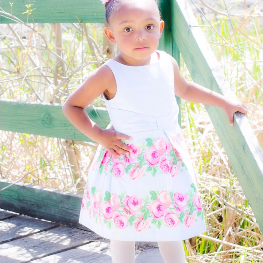 Stunning rose print dress